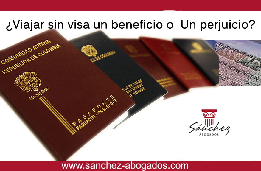 beneficio o perjuicio viajar sin visa