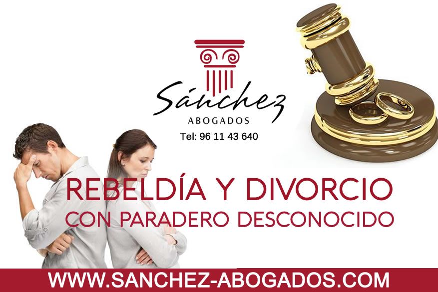 DIVORCIO CON PARADERO DESCONOCIDO