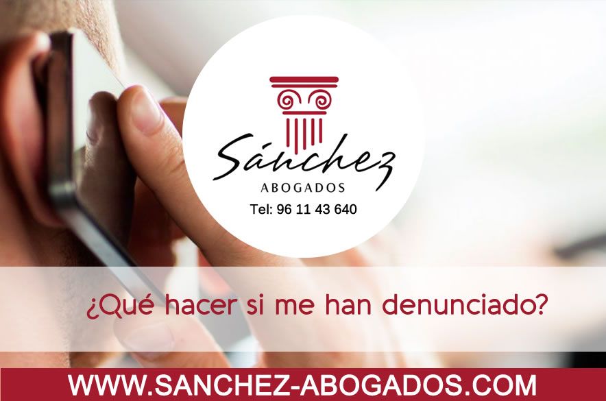 Que hacer si me denunciaron