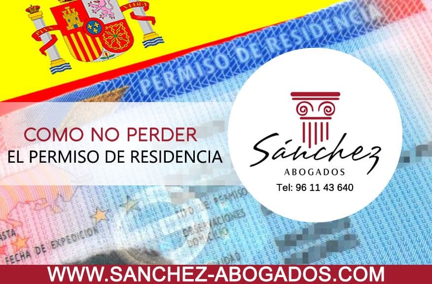 no perder permiso residencia