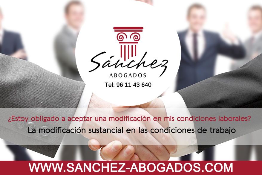 estoy obligado a aceptar modificacion en condiciones laborales