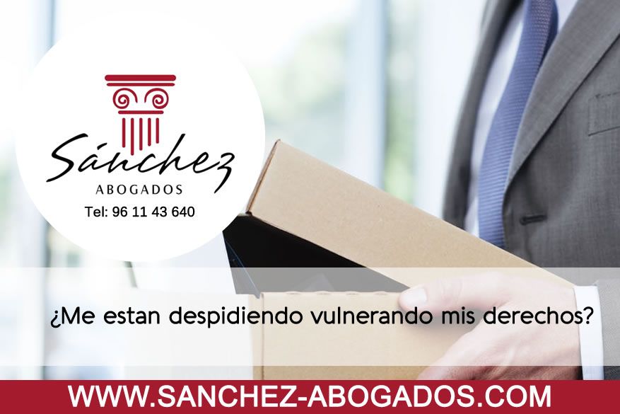despido con derecho vulnerados