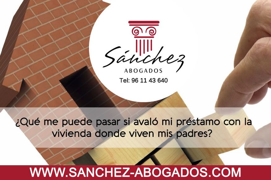 avalo mi prestamo con la vivienda de mis padres