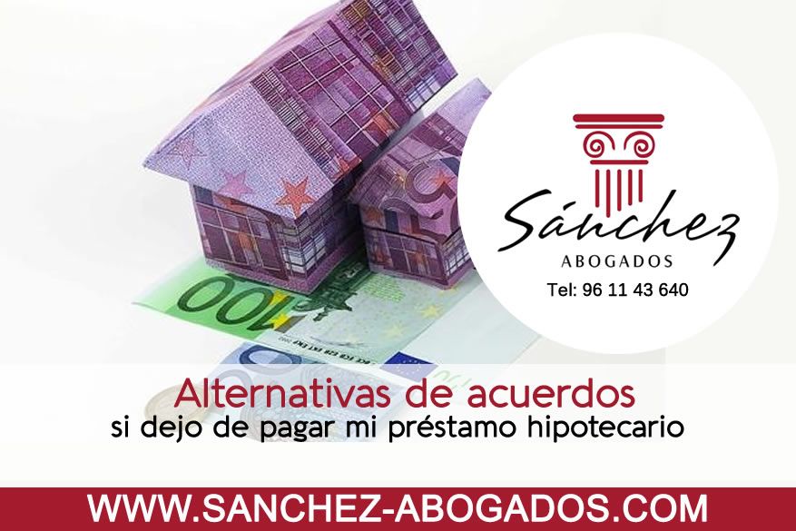 alternativas de acuerdo prestamo hipotecario