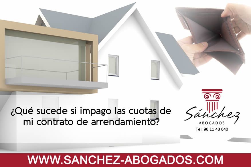 ¿Qué sucede si impago las cuotas de mi contrato de arrendamiento?