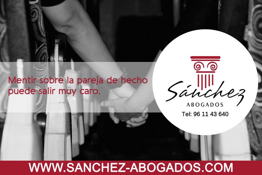 Mentir sobre la pareja de hecho puede salir muy caro