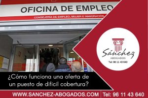 puestos de dificil cobertura