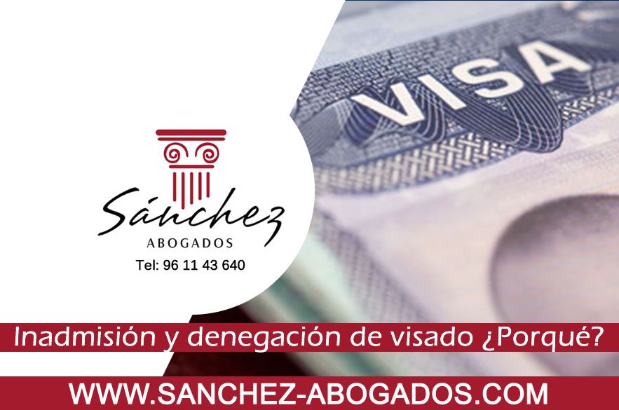 inadmision y denegacion visado