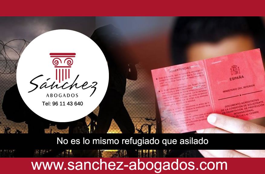 No es lo mismo refugiado que asilado
