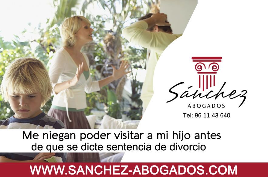 no me dejan ver a mi hijo antes de que se dicte sentencia