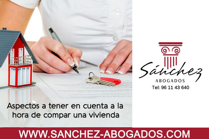 Aspectos a tener en cuenta a la hora de compar una vivienda