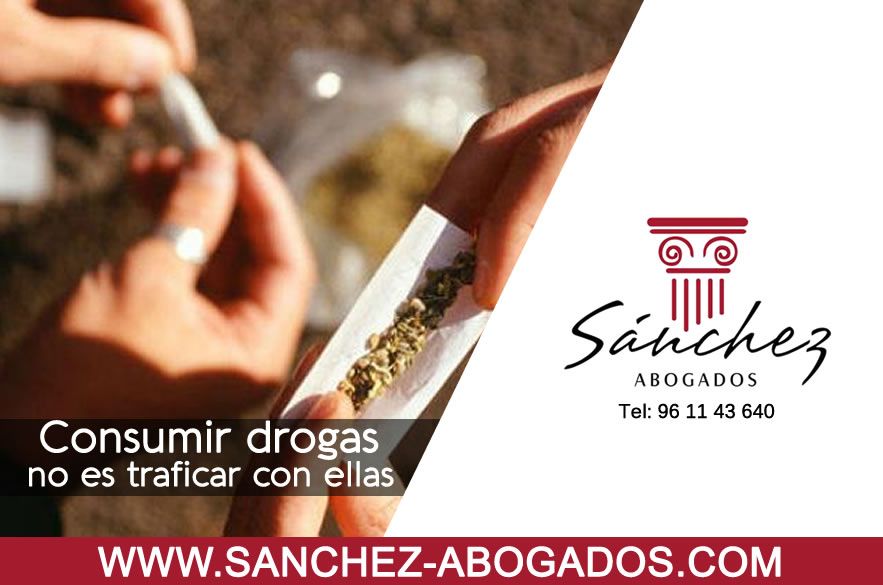 Consumir drogas no es traficar con ellas