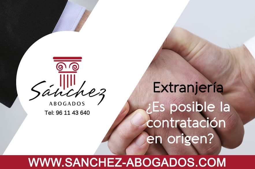 Es posible la contratacion en Origen