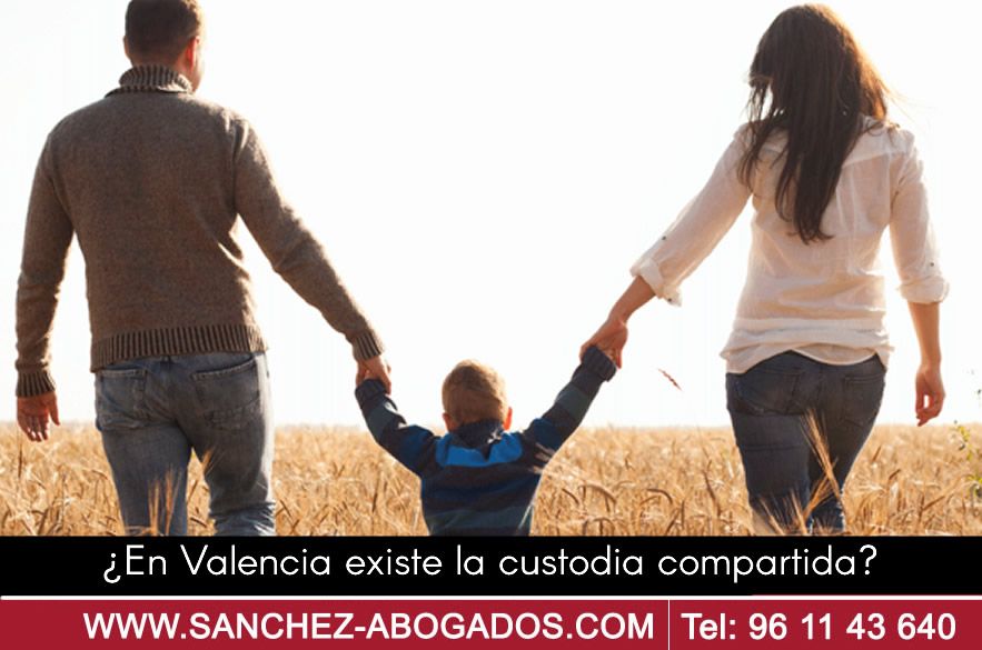 En Valencia existe la custodia compartida