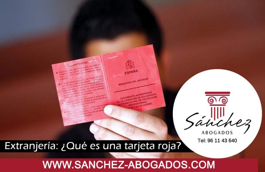 Extranjeria Tarjeta Roja