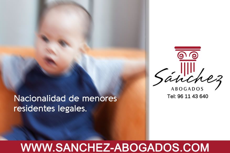 Nacionalidad de Menores residentes legales