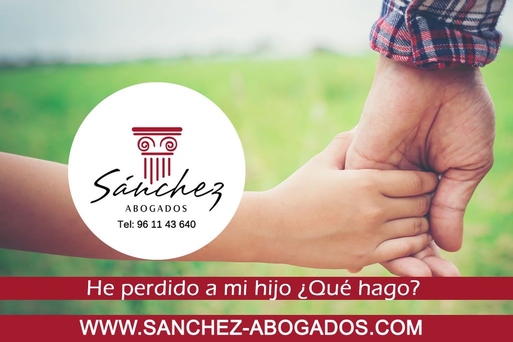 he perdido a mi hijo que hago