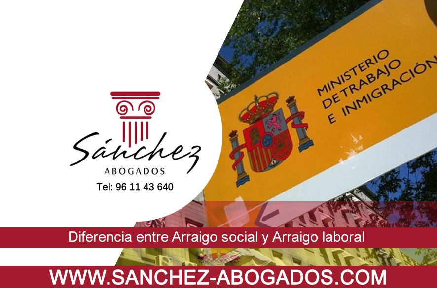 Diferencia entre Arraigo social y Arraigo laboral