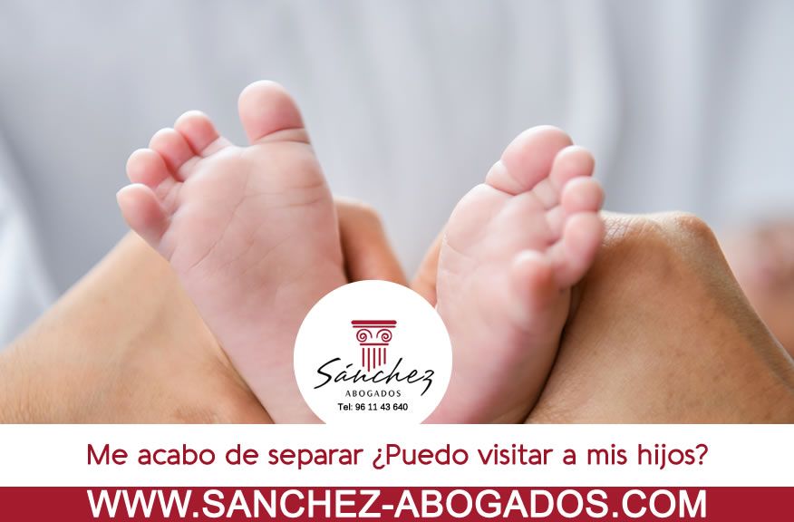 Me acabo de separar puedo ver a mis hijos