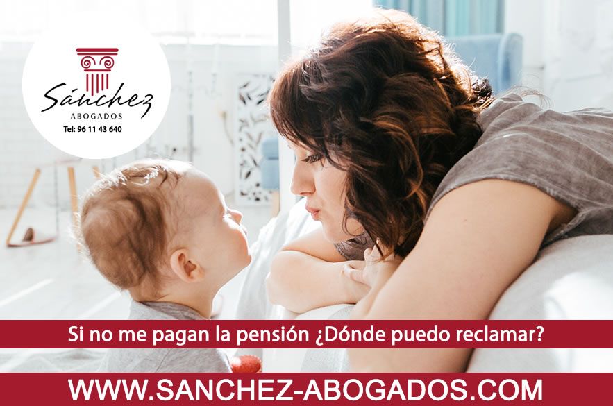 Si no me pagan la pension donde puedo reclamar