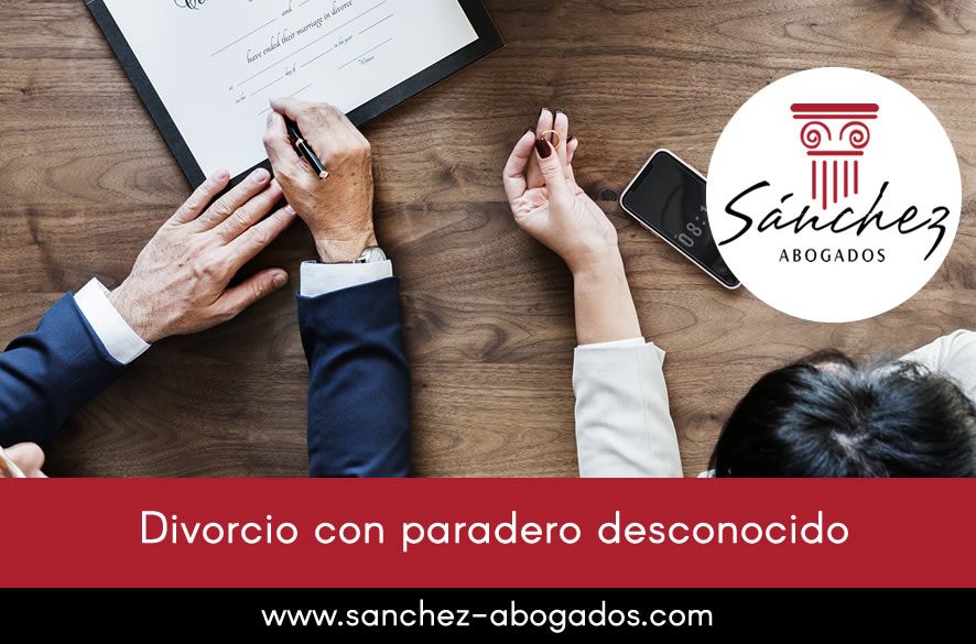 divorcio con paradero desconocido