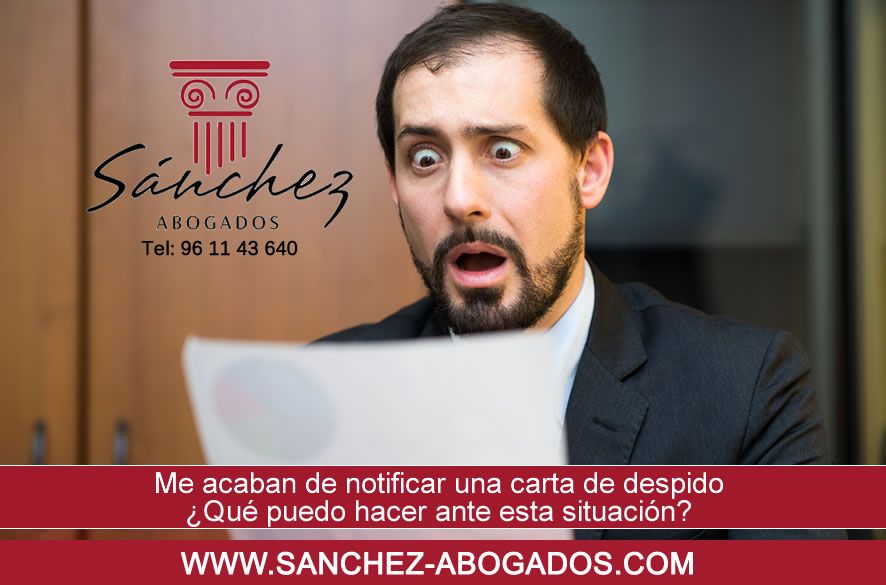 he sufrido un despido, que hago