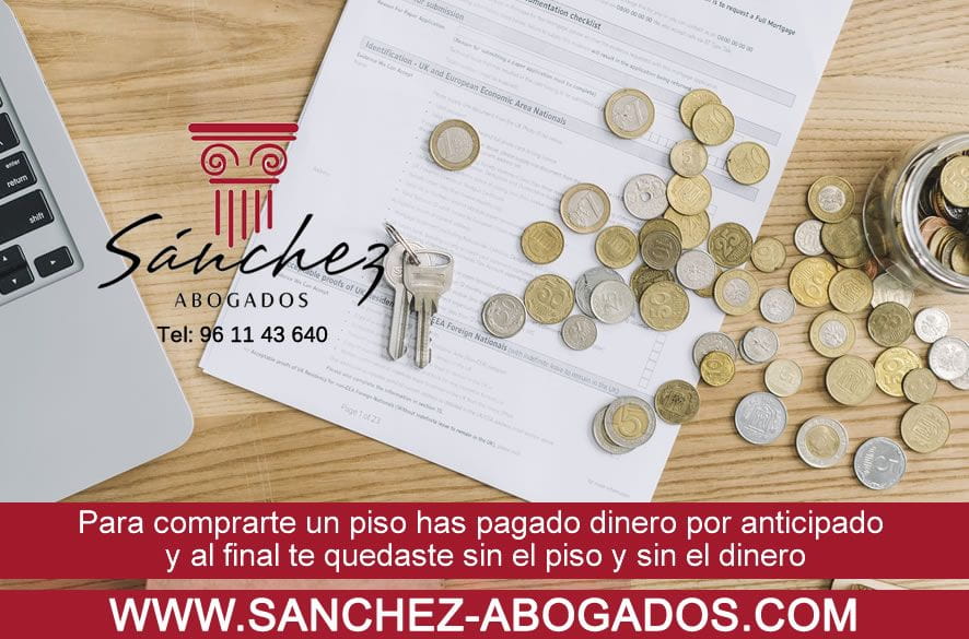 dinero por anticipado
