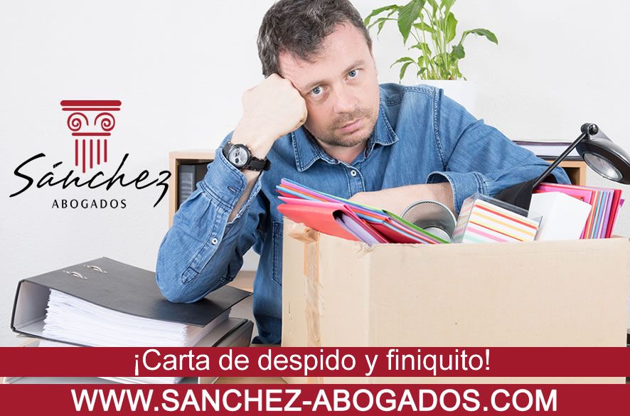 Carta de despido y finiquito