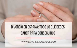 que hacer para conseguir el divorcio en España